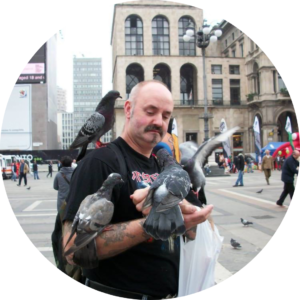 Johannes Witter, a volunteer at The Salvation Army donation centre in Burnley.