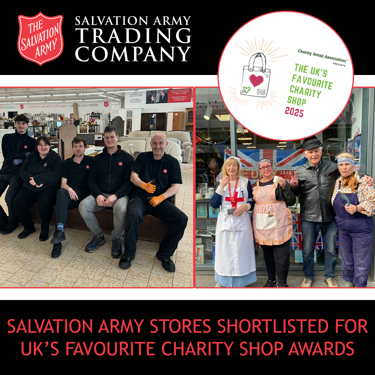 Winners of the UK’s Favourite Charity Shop Awards to be decided by a public vote