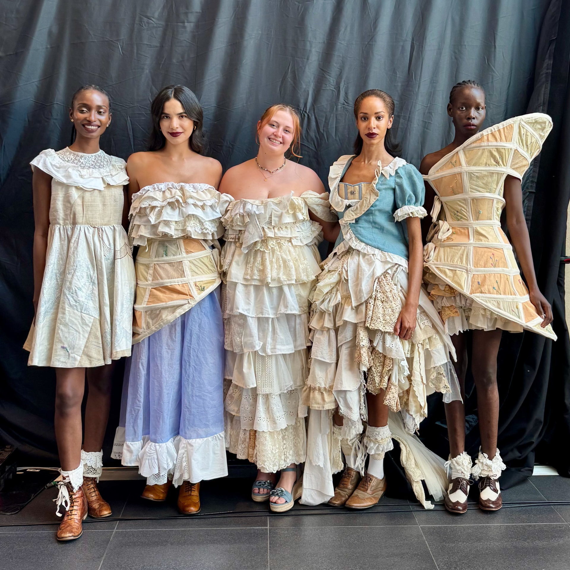 Student reuses donated garments for Victorian-inspired masterpieces